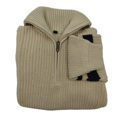 Neulepaita musta/beige koko L, Troyer