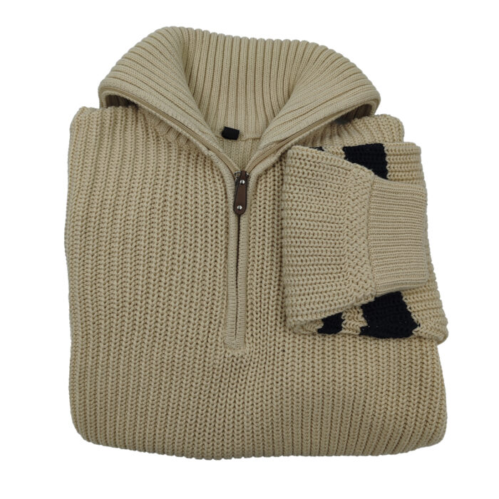 Neulepaita musta/beige koko L, Troyer