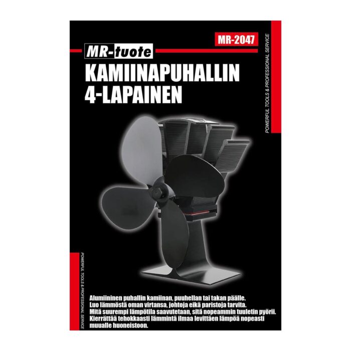 Kaminapuhallin 4-lapainen - Image 2