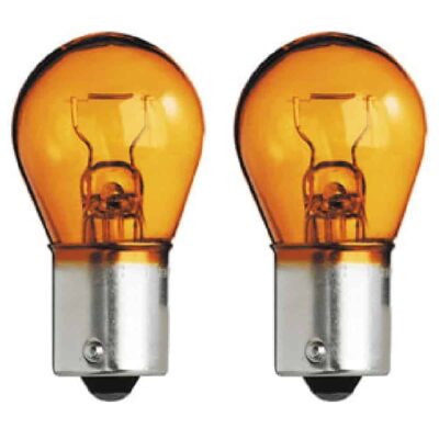 Polttimopari PY21W BA15S Oranssi All Ride