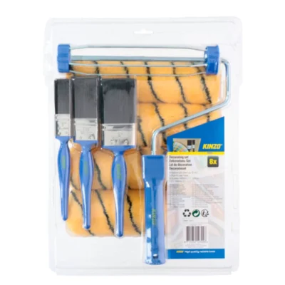 Maalitela- ja sivellinsetti 8-osaa